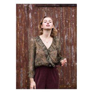 Louise Misha Silk Blouse 38